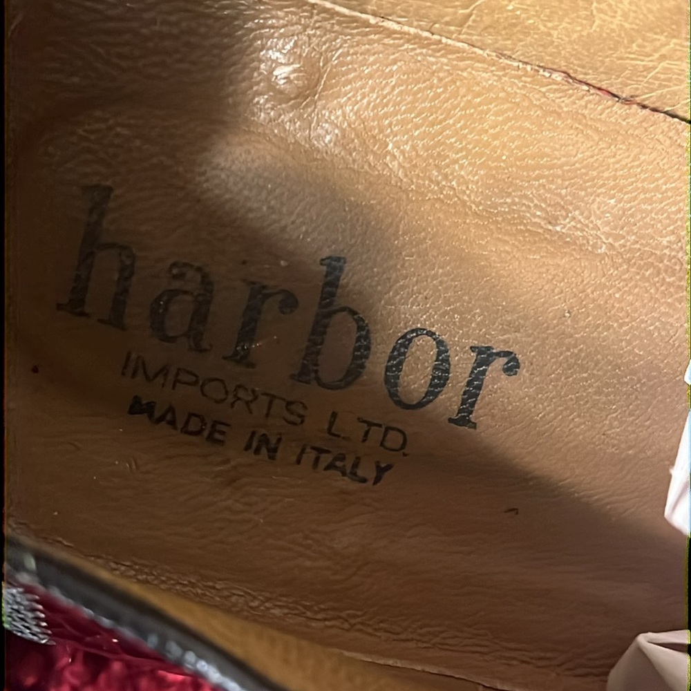harbor Imports LTD, Made in Italy Patchwork leather shoes size 10 Men’s - Picture 8 of 17